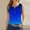 Blue, variant on Giftesty Tank Tops for Women Clearance Women's 2024 Summer Gradient Button Round Neck Sports Tank Top for Outwear with Bottom Short Top Round Neck Tank Top