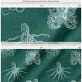 thumbnail image 2 of Soimoi Cotton Cambric Fabric Animal Skin,Shell & Octopus Ocean Decor Fabric Printed Yard 42 Inch Wide, 2 of 7