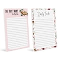thumbnail image 1 of Inkdotpot Pack Of 2 Daily Planner List Undated Notepads, Memo Pad To-Do List Tear Off List Pad- Organizer- Scheduler- Organize Tasks (50 Sheets Each)-XP, 1 of 7