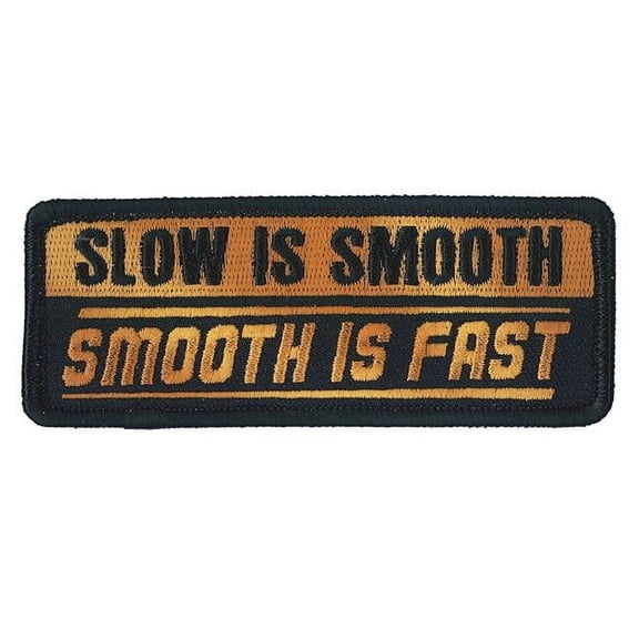 Hot Leathers PPL9805 Slow Smooth 4"x 2" Patch 4X2
