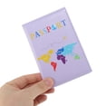thumbnail image 3 of Unique Bargains 1 Pc Passport Holder Colorful Passport Sleeve Purple, 3 of 4