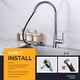 thumbnail image 5 of Kitchen Faucet Head, Angle Simple Sink Faucet Replacement Parts, Pull Down Faucet Sprayer Head, Male Threads, 5 of 5