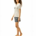 thumbnail image 2 of Lucky Brand Ladies 3-piece Pajama Set, Top/Pant/Short set, 2 of 5