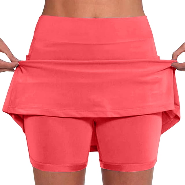 FNFYFH Clearance Ladies Comfortable Fashionable Loose Fit Solid Summer Shorts Trendy Shorts,Red