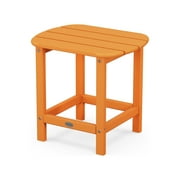 POLYWOOD South Beach 18" Side Table in Tangerine