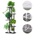 thumbnail image 3 of Soporte para Maceta ZZBIQS Estante de Metal para Plantas 5 Niveles Gris Oscuro 43cm x 22cm x 98cm, 3 of 5