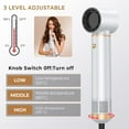 thumbnail image 3 of Blow Dryer Brush 5 in 1, Negative Ion Hair Dryer Brush Set Upgrade Hot Air Brush Air Styler Curling Wrap Air Curler, Curling Iron Hair Styling Tools As A Gift for Straight/Curl/Drying/Smoothing, 3 of 7