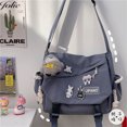 thumbnail image 1 of Bolso de mensajero retro para hombre, bolso de hombro ligero de gran capacidad, correa de hombro ajustable WD.WDQZL Hogar, 1 of 3