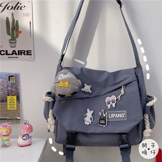 Bolso de mensajero retro para hombre, bolso de hombro ligero de gran capacidad, correa de hombro ajustable WD.WDQZL Hogar
