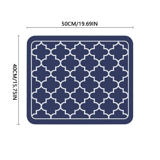 Tapis de Machine à Café et à Thé en Terre de Diatomées, Tapis de Drainage, Tapis Isolant, Tapis en Terre de Diatomées pour Thé