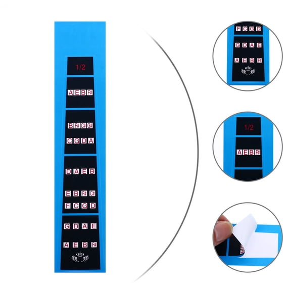 LOLIPPYY Violin Fretboard Note Stickers, Set of 4 Paper Labels for Easy Learning, Practice, and Music Education