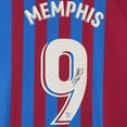 thumbnail image 4 of Framed Memphis Depay FC Barcelona Autographed 2021-22 Home Jersey - Fanatics Authentic Certified, 4 of 4