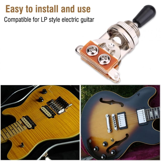 Ymiko 3-Way Guitar Selector Pickup Toggle Switch Replacement For Guitar