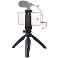thumbnail image 2 of Puluz Pu600B Escritorio Soporte De Plástico Mini Portátil Soporte De Trípode De Mano Con Abrazadera De Teléfono Cabezal De Trípode De Ajuste Para Teléfonos Inteligentes Advancent EL013072-00, 2 of 6