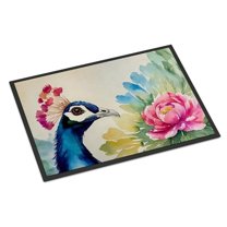 Carolines Treasures DAC3254JMAT 24 x 36 in. Unisex Peacock Doormat
