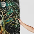 thumbnail image 3 of Orinice Tree of Life Moon Phases Organic Bathroom Decor Set with Hooks - Colorful Luxurious Graphic Print Polyester Fabric Fashion Shower Curtain for Bathroom Decoration - 100% Polyester, 3 of 7