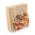thumbnail image 3 of BZSMCE Napkin holder Creative Mooli Seamless Pattern Classic Napkin Holders for Tables, Dining Table Napkin Holders for Kitchen, 3 of 9