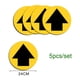 thumbnail image 3 of Calcomanías de piso de distanciamiento social de piso para empresas Estilo4 Gloria mantener calcomanías de distancia social, 3 of 7