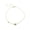 Yellow, variant on 925 Sterling Silver Bezel-Set CZ Turtle Womens Link Chain Anklet Bracelet