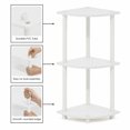 thumbnail image 3 of Furinno Turn-N-Tube Toolless Assembly 3-Tier Closet Corner Shelf, White Closet Organizer, Corner Shelf Closet Organizers and Storage, for Wardrobe, Living Room, White, 3 of 4