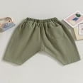 thumbnail image 3 of Toddler Harem Pants Casual Elastic Waist Solid Color Long Pants Kid Sweatpants, 3 of 6