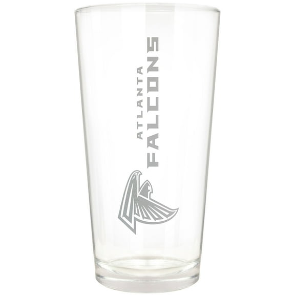Atlanta Falcons Etched 16oz. Vertical Rally Cry Pint Glass
