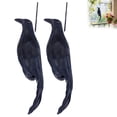 thumbnail image 4 of Get Rid Of Crow 1 Pack Realistic Hanging Crow Bird Scarer | Lifelike Full Bodied Plastice Accessory Bird For Pestt Control And Outdoor Gar, 4 of 4
