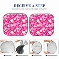 thumbnail image 6 of Haiem Vintage Flowers Car Windshield Sun Shade (2 Pieces) Foldable Windshield Sun Shade Car Accessories for Truck SUV Pickup-Large, 6 of 7