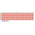 thumbnail image 3 of Ambesonne Plaid Fabric by the Yard Upholstery, Retro-Modern Checkered, 1 Yard, Orange White, 3 of 5