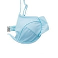 thumbnail image 5 of FINELOOK Women 2PCS Bikini Set Wire Padded Back Buckler Bra Triangle High Waist Panty, 5 of 6
