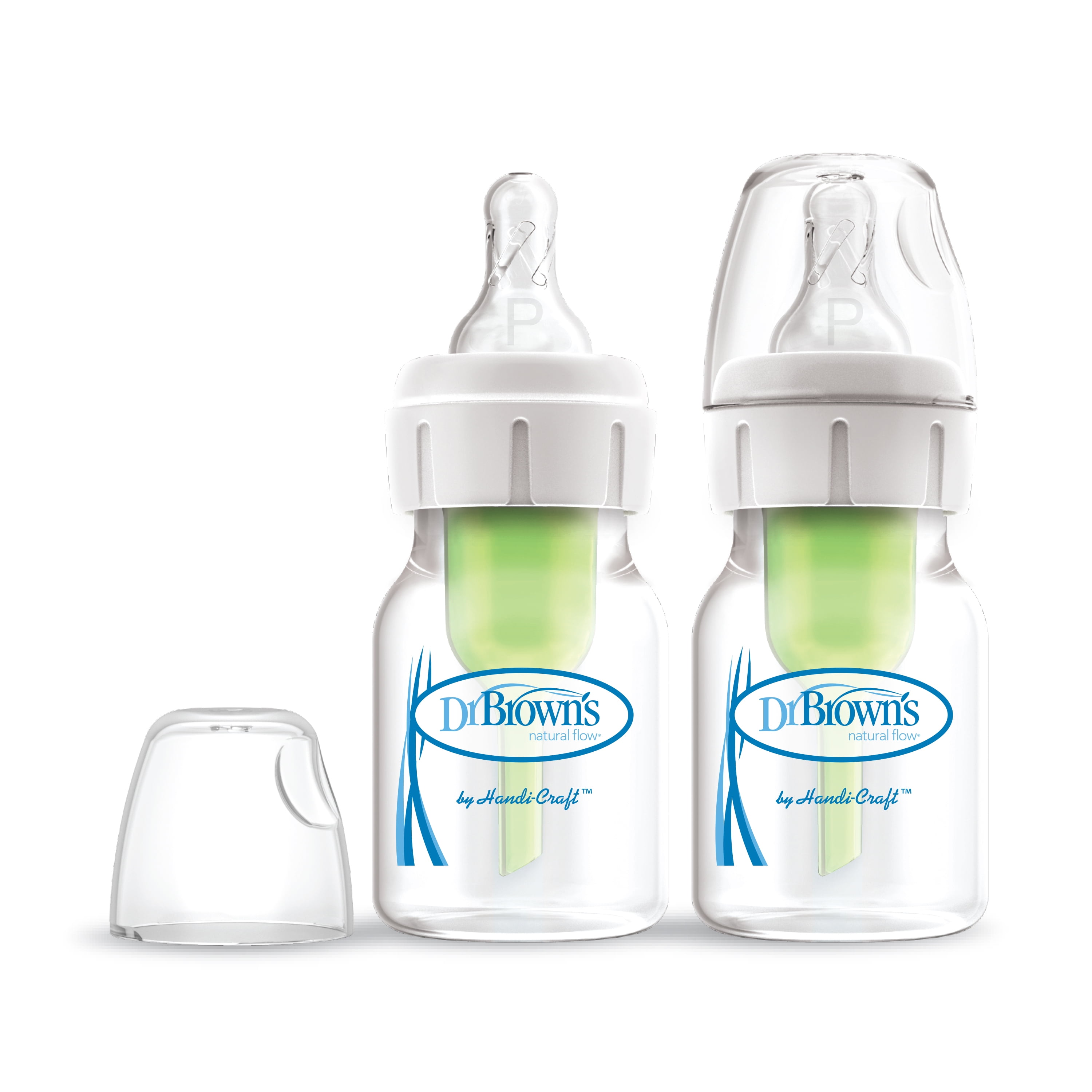 60ml 2oz Baby Mini Bottles Infant Newborn Feeding Bottle Silicon Nursing Nipple 