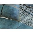 thumbnail image 3 of Ambesonne Grunge Quilted Coverlet 3 Pcs, Dragonfly Bug Turquoise, Queen Size, Turquoise Dark Blue, 3 of 4