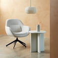 thumbnail image 3 of Unique Furniture Palma Engineered Wood Round End Table in Greige, 3 of 5