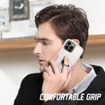 thumbnail image 7 of Full Body Protective Phone Case for iPhone 13 Pro Max 6.7", Heavy Duty Shockproof Cover iPhone 13 Pro Max [Dual Layer][Hard PC Back], Built in Finger Ring Stable 360°Rotatable Magnetic Ring Kickstand, 7 of 7