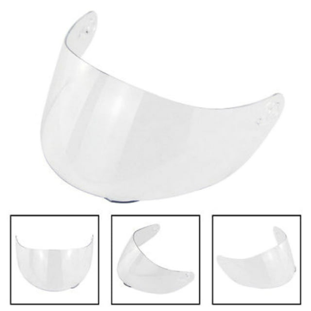 Premium PC Replacement Helmet Visor for K3SV K5 Full Face Helmets - Clear, Brown, Gold, Colorful, Blue+Colorful, Silvery Options - 420mm Upper Length, 400mm Lower Length, 50mm Height, 20mm Mounting