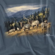 Wildlife T-Shirt Autumn Gold Elk Unisex Graphic Tee For Men & Women