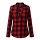 thumbnail image 2 of Pntutb Camisa a cuadros para mujer Blusa de manga larga a cuadros a cuadros Blusa casual tops Pntutb Pntutb-5519, 2 of 9
