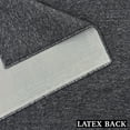thumbnail image 4 of Custom Size Anti-Slip Machine Washable Loop Pile Charcoal Runner Rugs ( 30' x 26"), 4 of 5