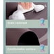 thumbnail image 4 of Alfombra de baño, alfombra absorbente para el suelo, baño, inodoro, baño, entrada, hogar, baño, dormitorio, cocina (caqui, semicírculo, 40 x 60 cm), 4 of 4