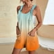 thumbnail image 1 of MKLEKYY Mono Corto de Verano para Mujer, Informal, A La Moda, con Estampado de Bolsillos, Pantalones Cortos, 1 of 4