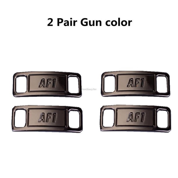 Encantos de zapatos de diamantes de moda Nuevos cordones AF1 Hebilla Cordones de zapatos de metal de calidad Decoraciones Chapa Zapatos de moda AccesoriosFrancia Gao Jinjia LED