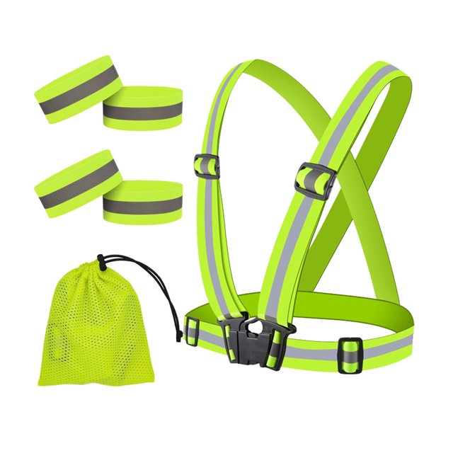 Reflective Elastic Band Suit Reflective Clothing Night Running Safety Reflective Vest