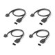 thumbnail image 3 of 4Pcs RGB Extension Cable 5V 3-Pin to SM 3Pin Female ARGB Connector Addressable Adapter Cable for RGB Fan,PC LED Strip, 3 of 5