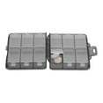thumbnail image 2 of Unique Bargains 1 Pc Pill Case 12 Grid Pill Box Matt Black, 2 of 6