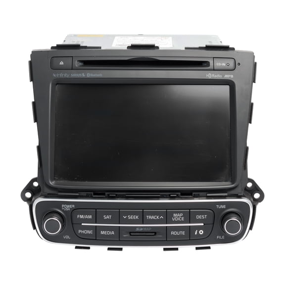 Restored 2014 Kia Sorento AMFM SiriusXM HD Radio CD Player Navi & BT Part ID 965601UAA0VA (Refurbished)