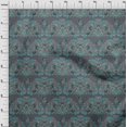 thumbnail image 3 of oneOone Viscose Chiffon Fabric Leaves & Floral Block Print Fabric BTY 42 Inch Wide, 3 of 4