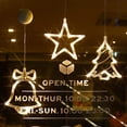 thumbnail image 3 of Luces LED ANGGREK Ventosa Para Ventana De Navidad 8 Estrellas Parpadeantes, 3 of 8