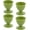 Green, variant on Servette Home Ceramic Yellow Egg Cups - Set of 4