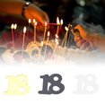 thumbnail image 3 of Celebre su gran día con estilo con 18 piezas de decoración festiva con confeti metálico brillante para graduación, 3 of 6