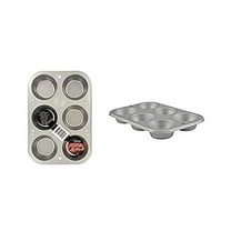 Muffin Cupcake Baking Tin. Stainless Steel Cupcake Tray.Oven Cooking Baking Pan. Dishwasher Safe. Muffin Baking Cupcake Pans 6-Cup
